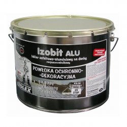 Izolex - asfalto -aliuminio lakas Izobit Alu