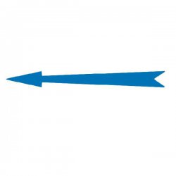 Xplo - lipni mėlyna žymeklio rodyklė