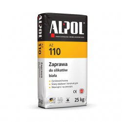 Alpol - AZ 110 silikatinis skiedinys baltas
