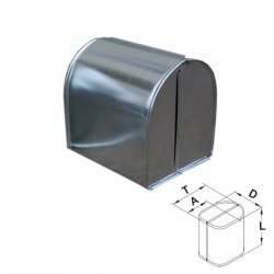 Xplo - apsauginis sluoksnis iš aliuminio lakšto - gaubtas jungiamosioms detalėms