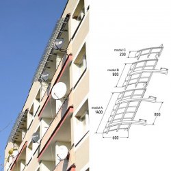 „Icopal“ - stogas virš balkonų „Markizė Fastlock 60 Loggia“