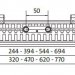 Purmo - Kos V 22 vertikalus dekoratyvinis radiatorius