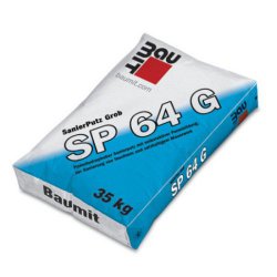 Baumit - šiurkščiavilnių atnaujinimo tinkas Sanova SP Grano - SanierPutz Grob SP 64 G