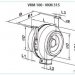 Ventiliacijos angos - VKM išcentrinis ortakio ventiliatorius
