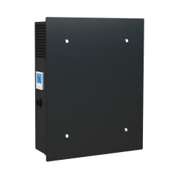 „Blauberg“-vėdinimo įrenginys su priešpriešinio srauto šilumokaičiu ir „Freshbox E-100“ pirminiu šildytuvu