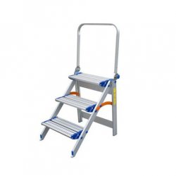Drabex - sulankstoma kėdė iš aliuminio su turėklais TP 8100P