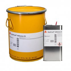 Sika - tiksotropiniai poliuretano klijai SikaProof Adhesive -01