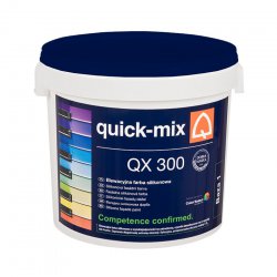 Greitai maišomi - QX 300 silikoniniai fasado dažai